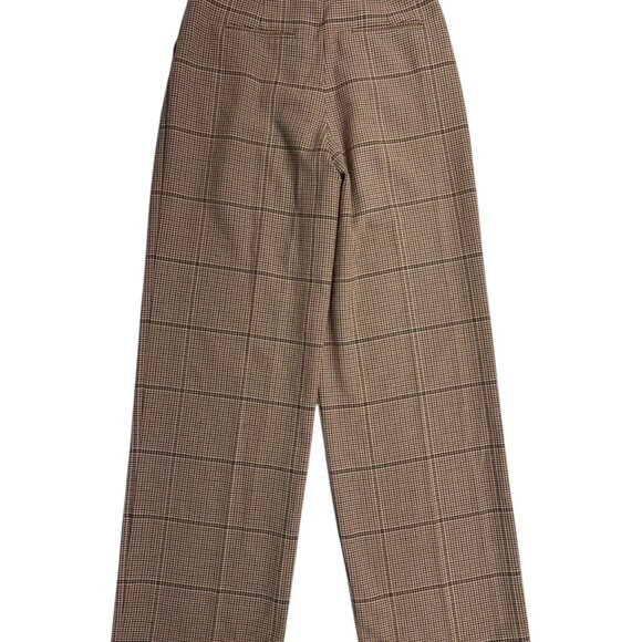 Wilfred Brown, Dark Blue & Green Houndstooth Print Pants (XXS) - Picture 2 of 3